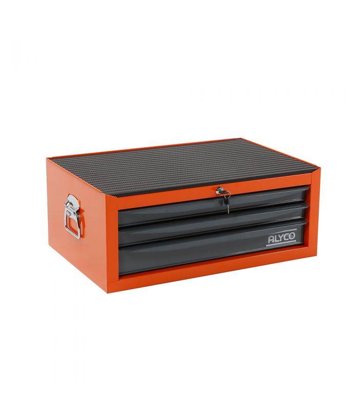 Coffre alyco orange 3 tiroirs 667x439x269 mm ALYCO 170875 - Image 1
