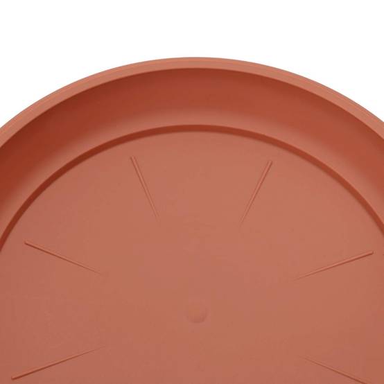 ComfortXL - Lot de 6 Grands Pots de Fleurs Plastique Intérieur Extérieur Drainage 39x32 cm Rouge Brique - ComfortXL Outdoor Living - Image 8