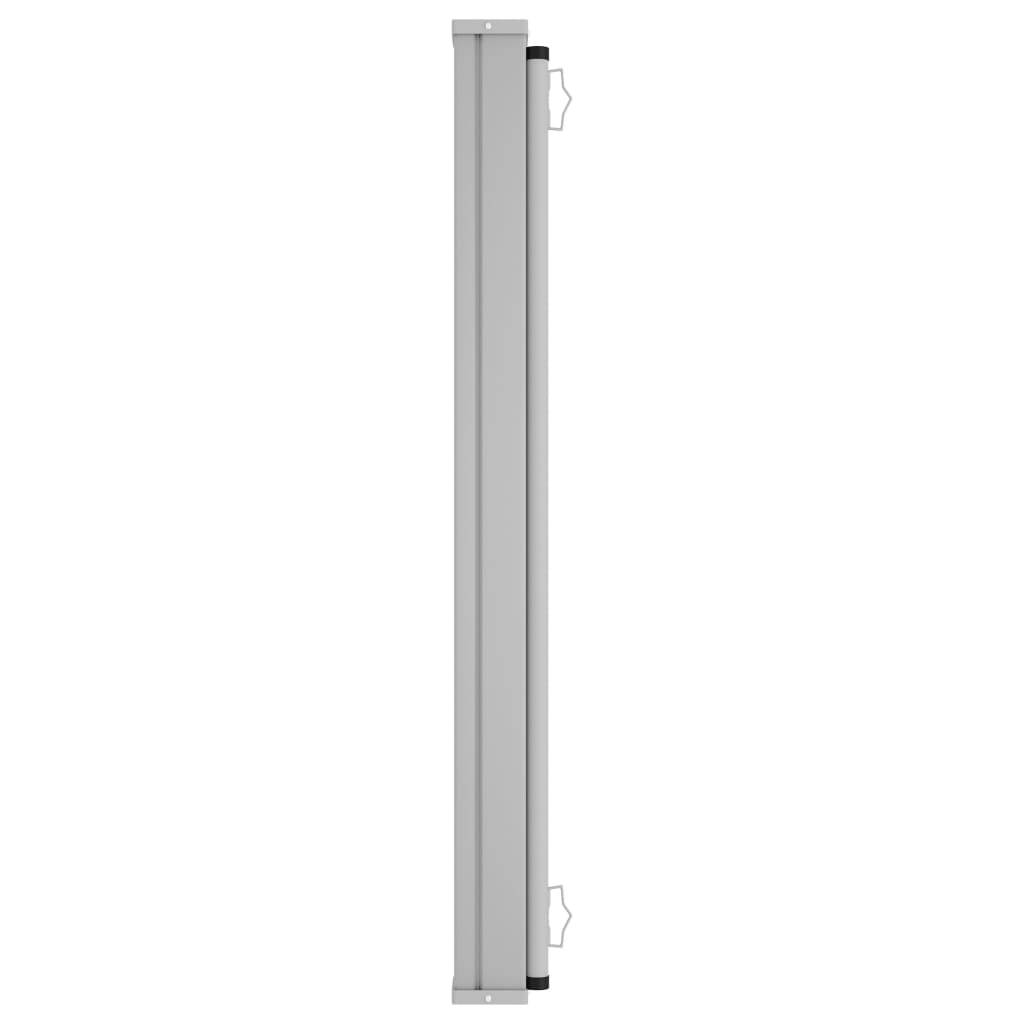 Helloshop26 - Auvent latéral rétractable de patio 600x160 cm gris - Imagen 2