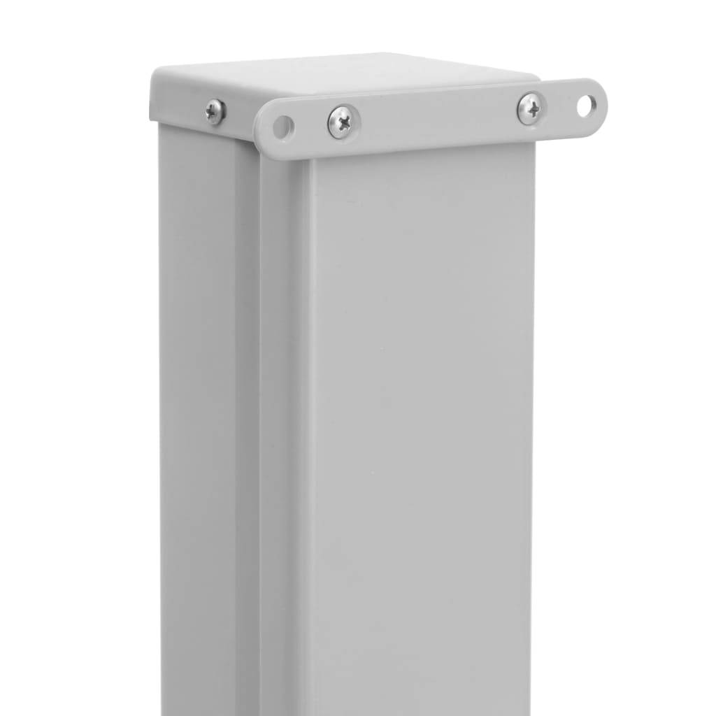 Helloshop26 - Auvent latéral rétractable de patio 600x160 cm gris - Imagen 4