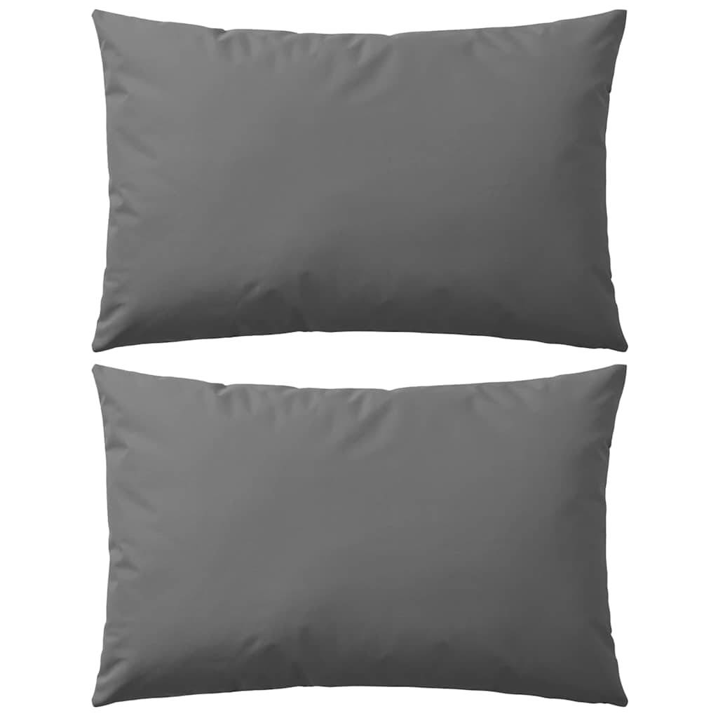 Coussin galette polyester gris  60 x 40 cm  - Prolenta premium p323.5 - Image 2