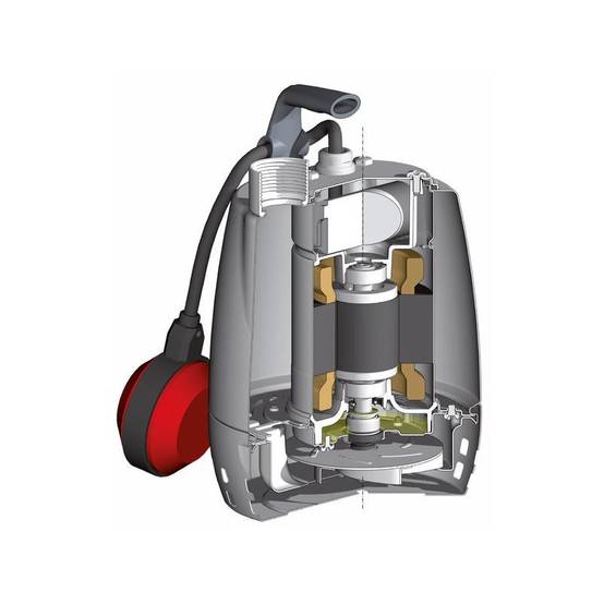 Pompe de relevage Calpeda GXRM9GF 0,25 KW - Monophasé 220V - Jusqu'à 10.2 M3/H - Livrée avec condensateur, flotteur réglable et un câble d'alimentatio - Image 4