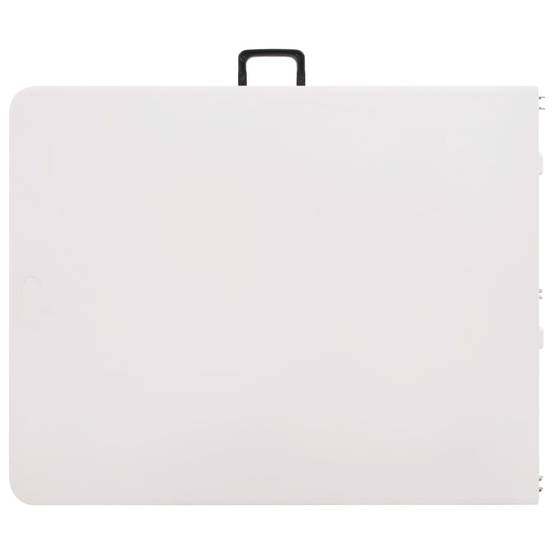 Table de jardin - Table pliable de jardin Blanc 180x72x72 cm PEHD MP763 - Image 5