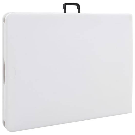 Table de jardin - Table pliable de jardin Blanc 180x72x72 cm PEHD MP763 - Image 4
