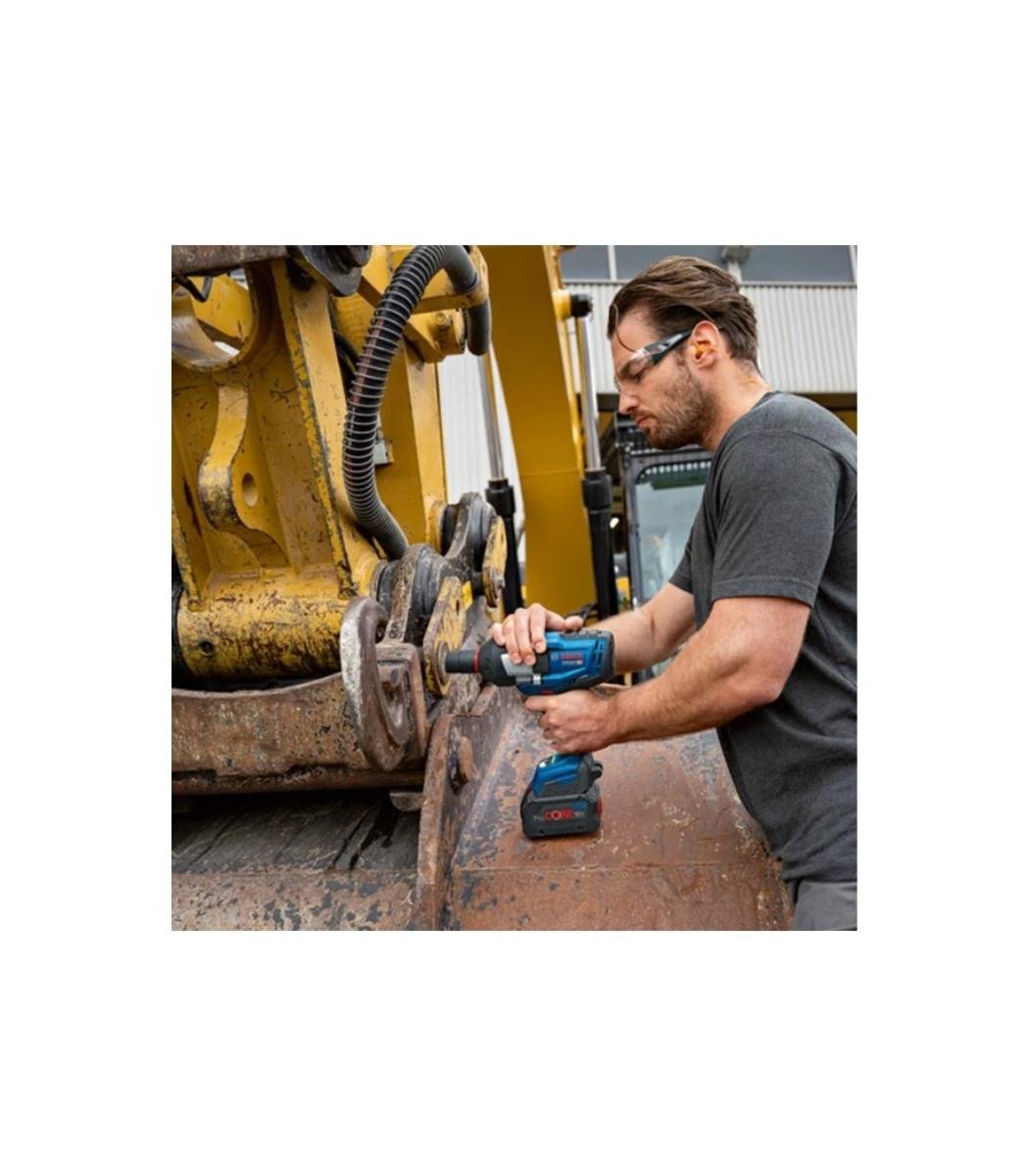 Bosch Professional - Boulonneuse à choc 18V GDS 18V-1600 HC + 2 batteries 8Ah + chargeur en coffret L-BOXX - BOSCH - 06019M1002 - Imagen 4
