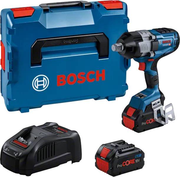 Bosch Professional - Boulonneuse à choc 18V GDS 18V-1600 HC + 2 batteries 8Ah + chargeur en coffret L-BOXX - BOSCH - 06019M1002 - Imagen 1
