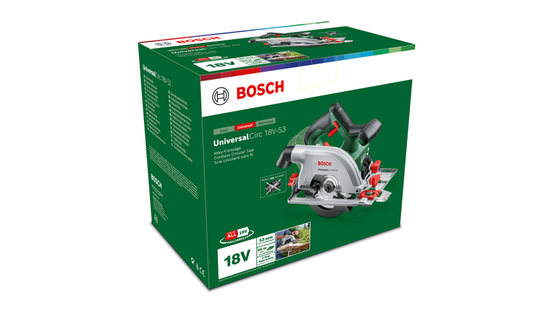 Bosch - Scie circulaire sans fil Universal Circ 18V-53 - BOSCH VERT - sans batterie, ni chargeur - 06033B1400 - Image 4