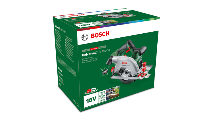 Bosch - Scie circulaire sans fil Universal Circ 18V-53 - BOSCH VERT - sans batterie, ni chargeur - 06033B1400 - Image 4