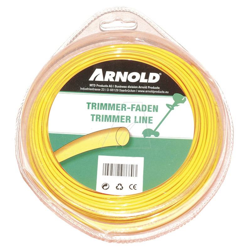 Arnold - Fil de coupe-bordure rond en nylon 2,7 mm × 32 m Arnold