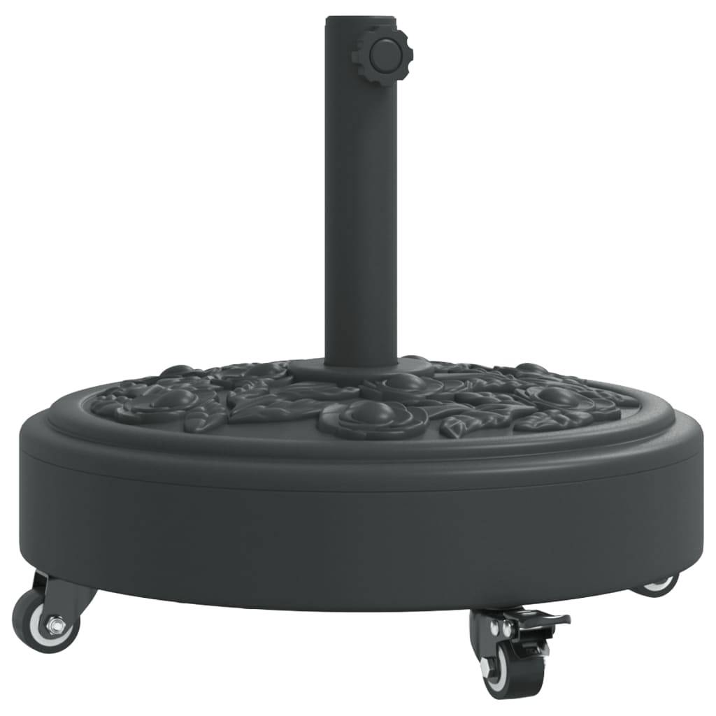 Maison Chic - Base de Parasol - Support de Parasol avec roues pour mâts Ø38 / 48 mm 27 kg rond