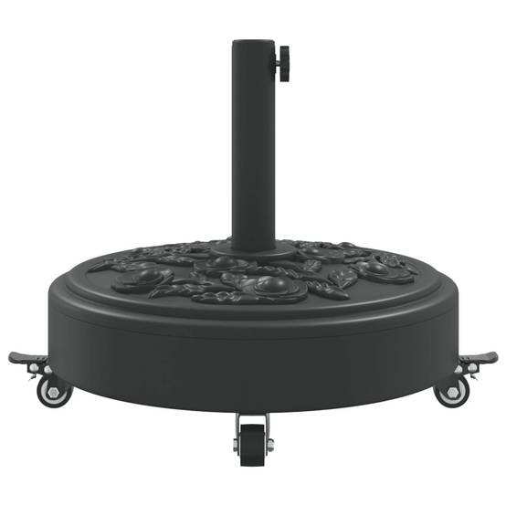 Maison Chic - Base de Parasol - Support de Parasol avec roues pour mâts Ø38 / 48 mm 27 kg rond - Image 5
