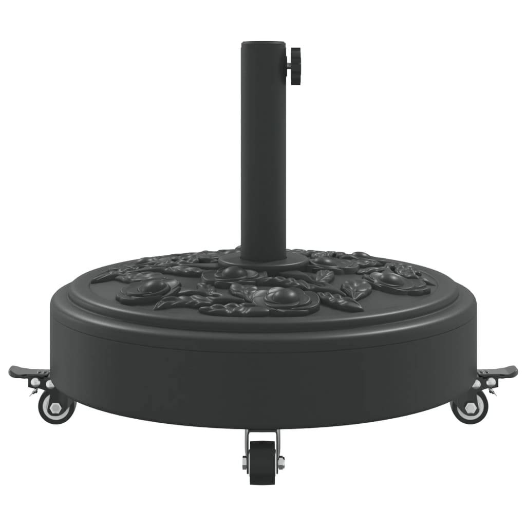 Maison Chic - Base de Parasol - Support de Parasol avec roues pour mâts Ø38 / 48 mm 27 kg rond - Image 5