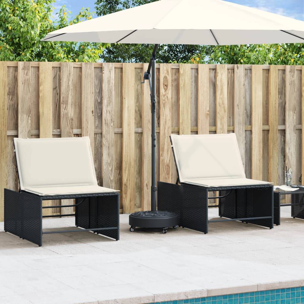 Maison Chic - Base de Parasol - Support de Parasol avec roues pour mâts Ø38 / 48 mm 27 kg rond - Image 3