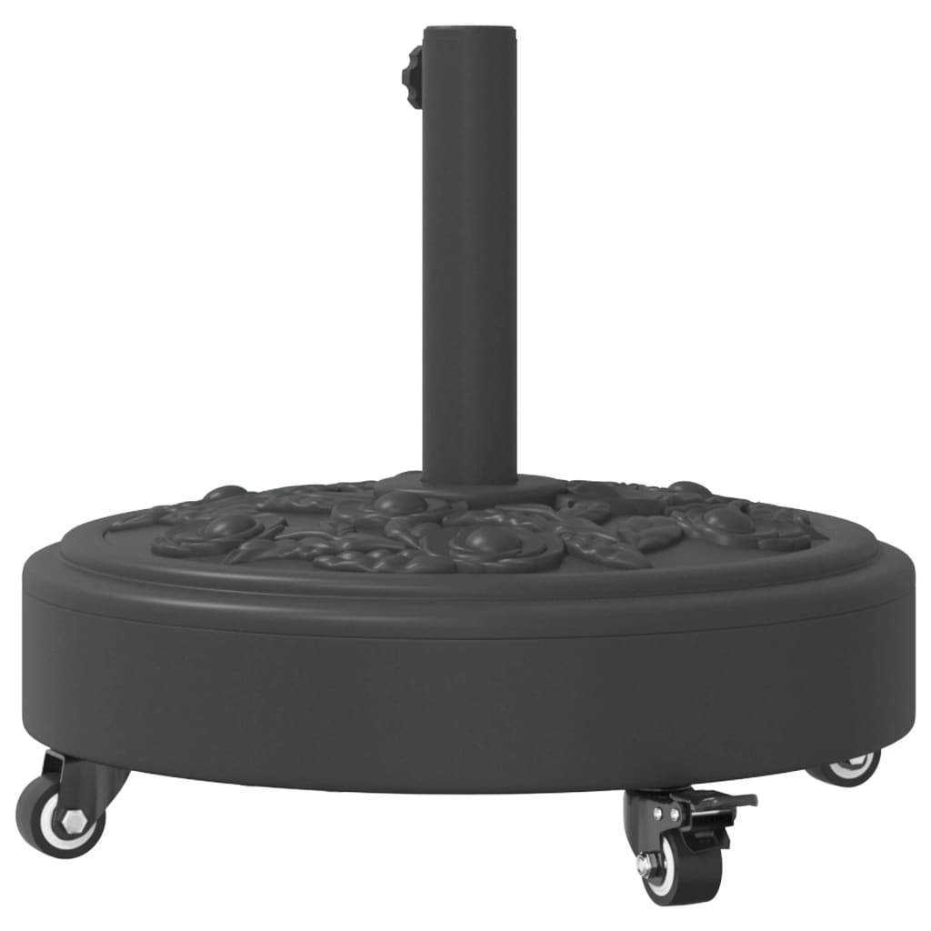 Maison Chic - Base de Parasol - Support de Parasol avec roues pour mâts Ø38 / 48 mm 27 kg rond - Image 6