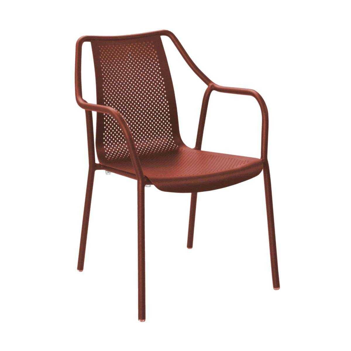 Proloisirs - Fauteuil de jardin empilable en aluminium Bari - Imagen 1