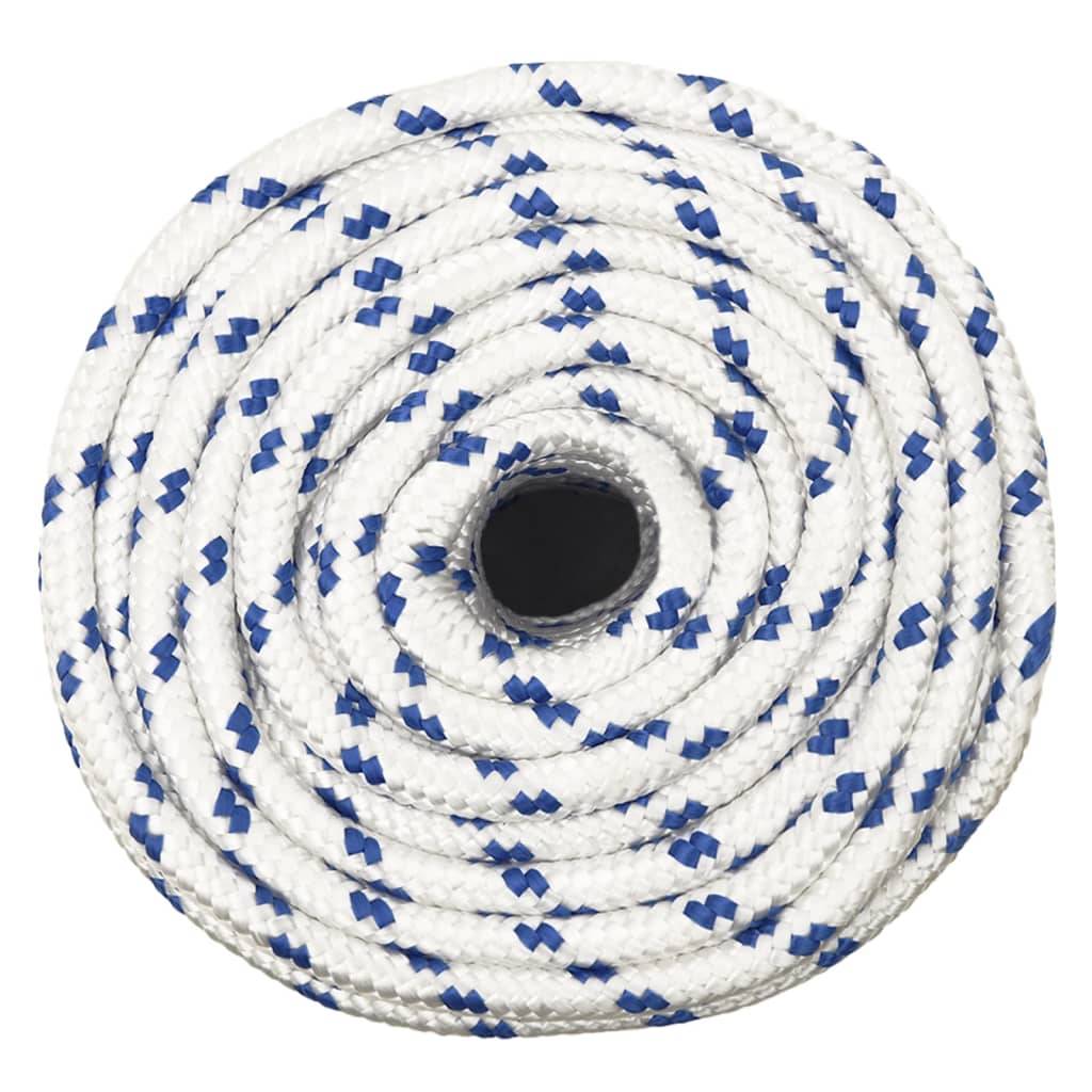 Corde de bateau Blanc 14 mm 100 m Polypropylène Maison Chic - Image 3