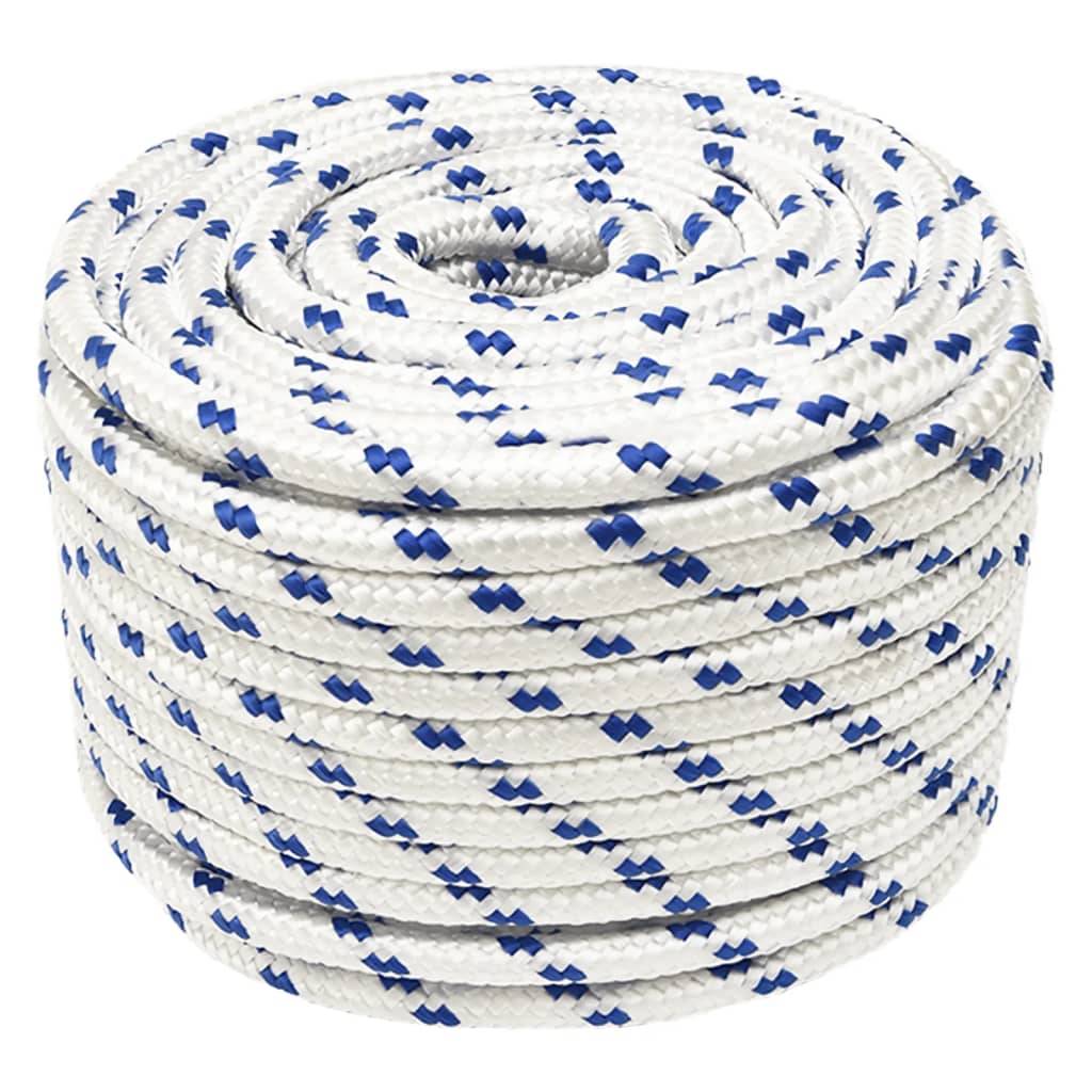 Corde de bateau Blanc 14 mm 100 m Polypropylène Maison Chic - Image 1