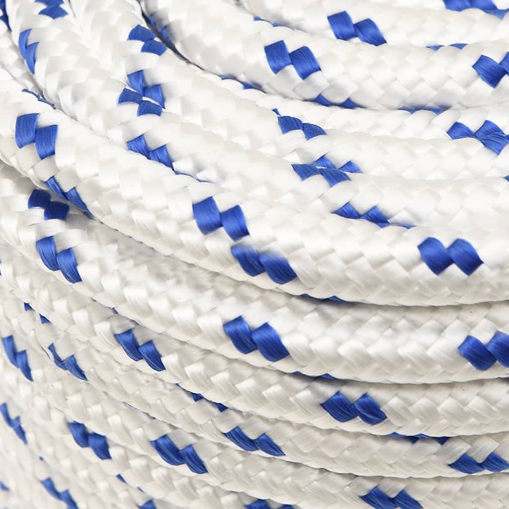 Corde de bateau Blanc 14 mm 100 m Polypropylène Maison Chic - Image 4