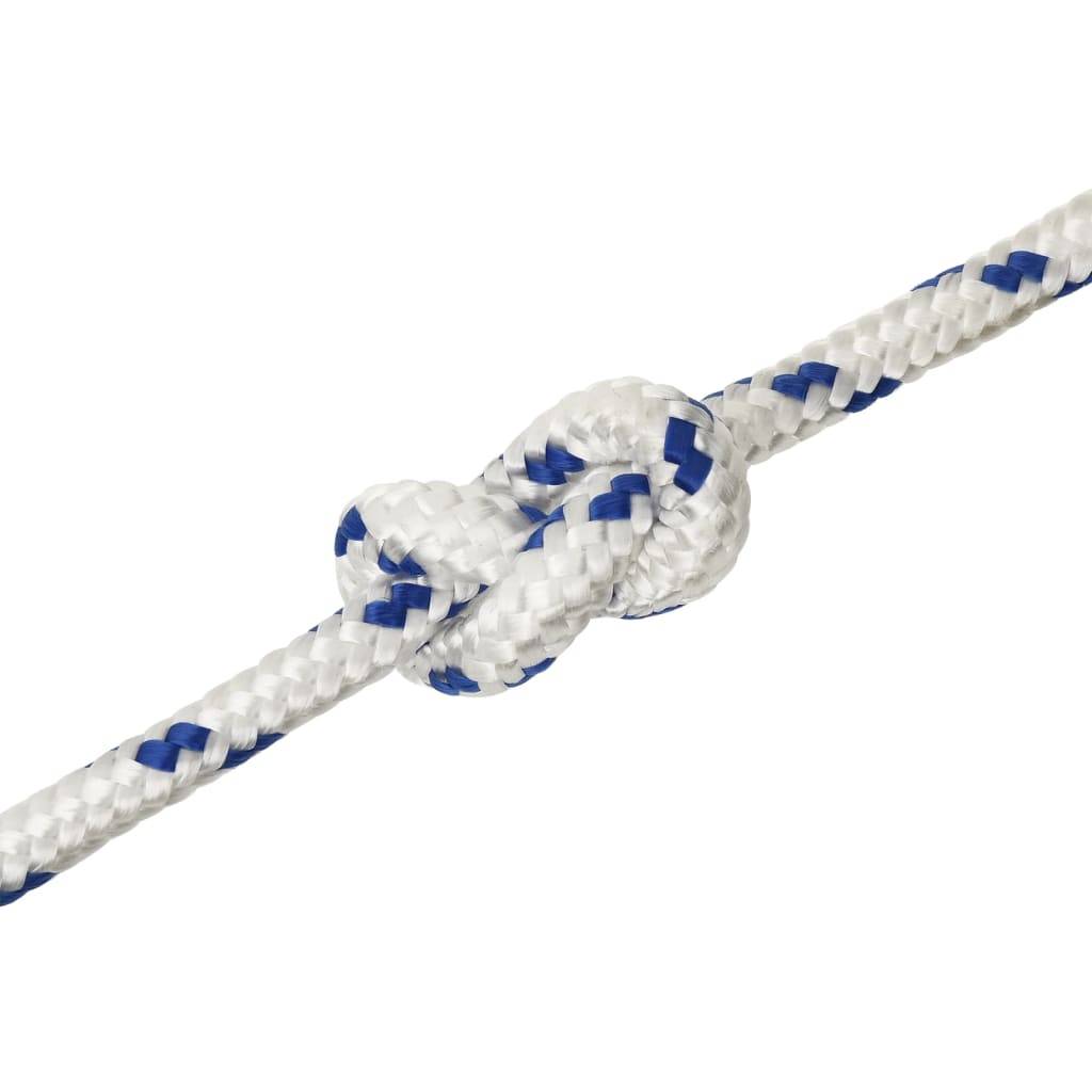 Corde de bateau Blanc 14 mm 100 m Polypropylène Maison Chic - Image 5