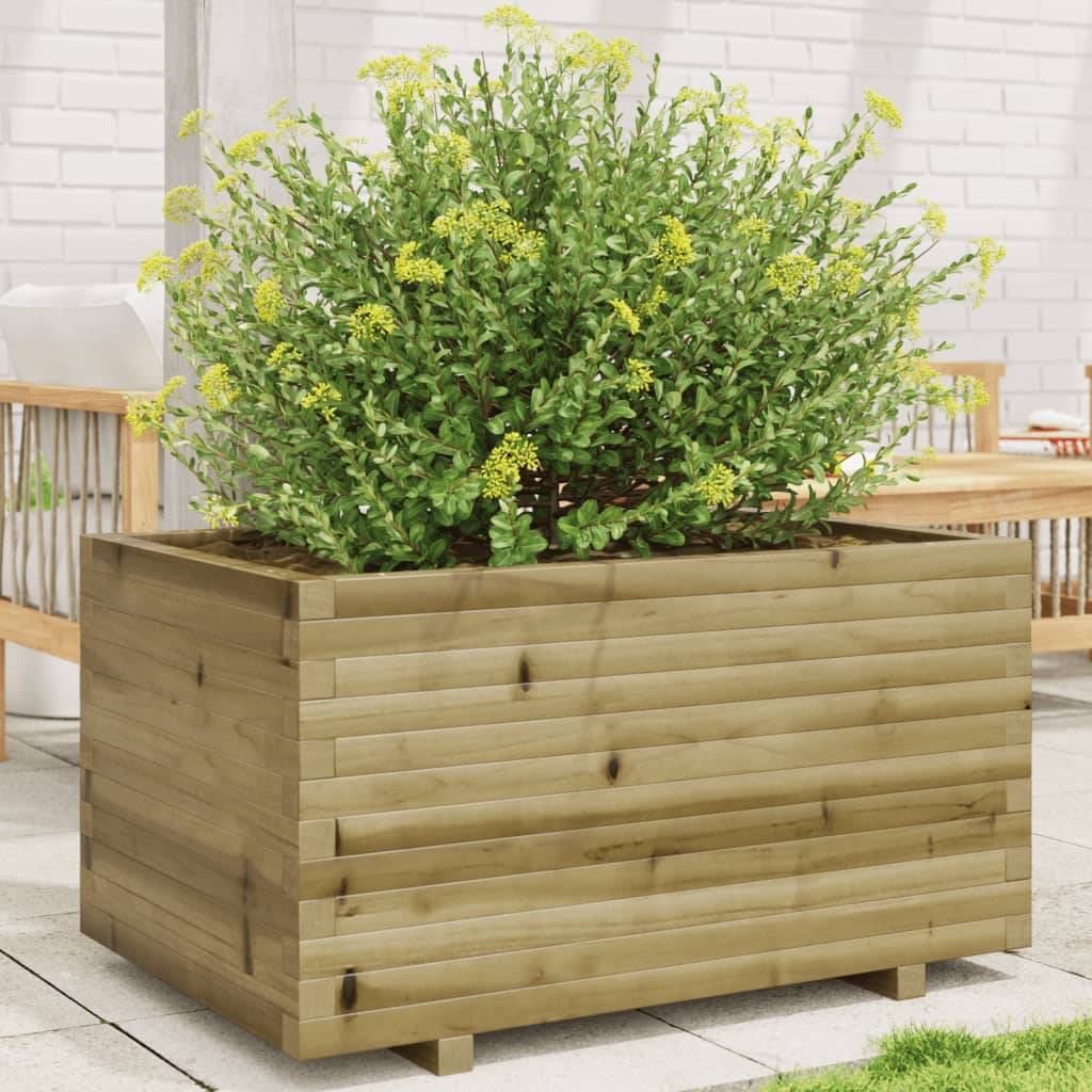 Maison Chic - Jardinière, Bac à fleurs, Pot de fleurs 90x60x49,5 cm bois de pin imprégné - Imagen 2
