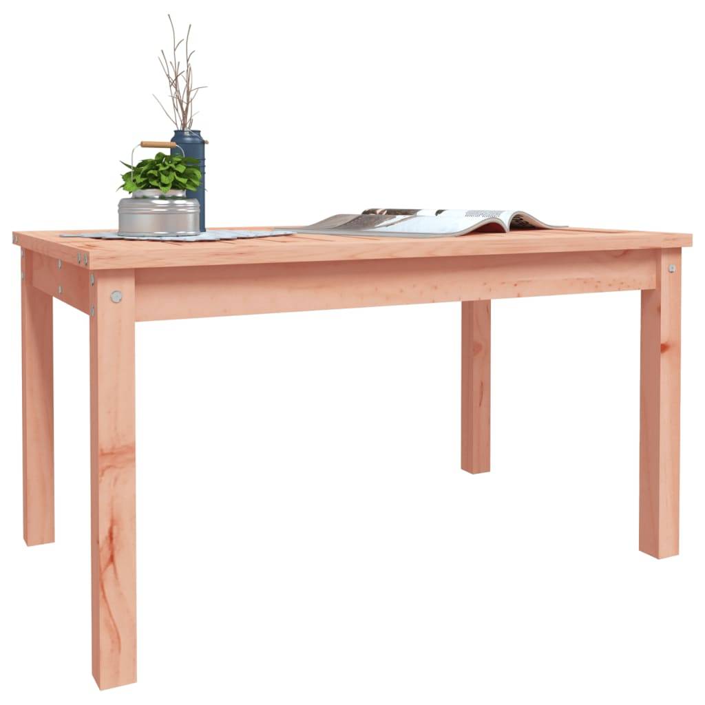 Table de jardin bois massif douglas 82,5 x 50,5 x 45 cm, Poids :6.35kg - PANGIVO - Image 4