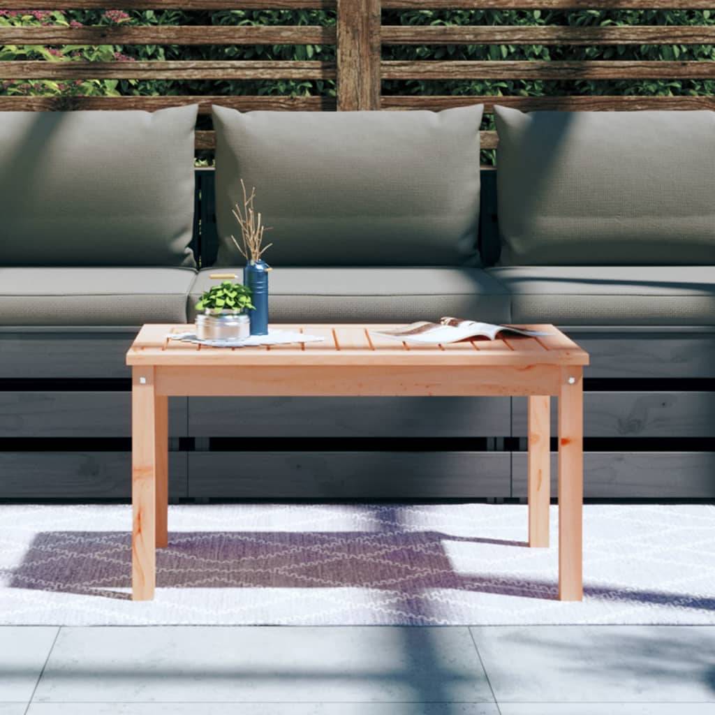 Table de jardin bois massif douglas 82,5 x 50,5 x 45 cm, Poids :6.35kg - PANGIVO - Image 3