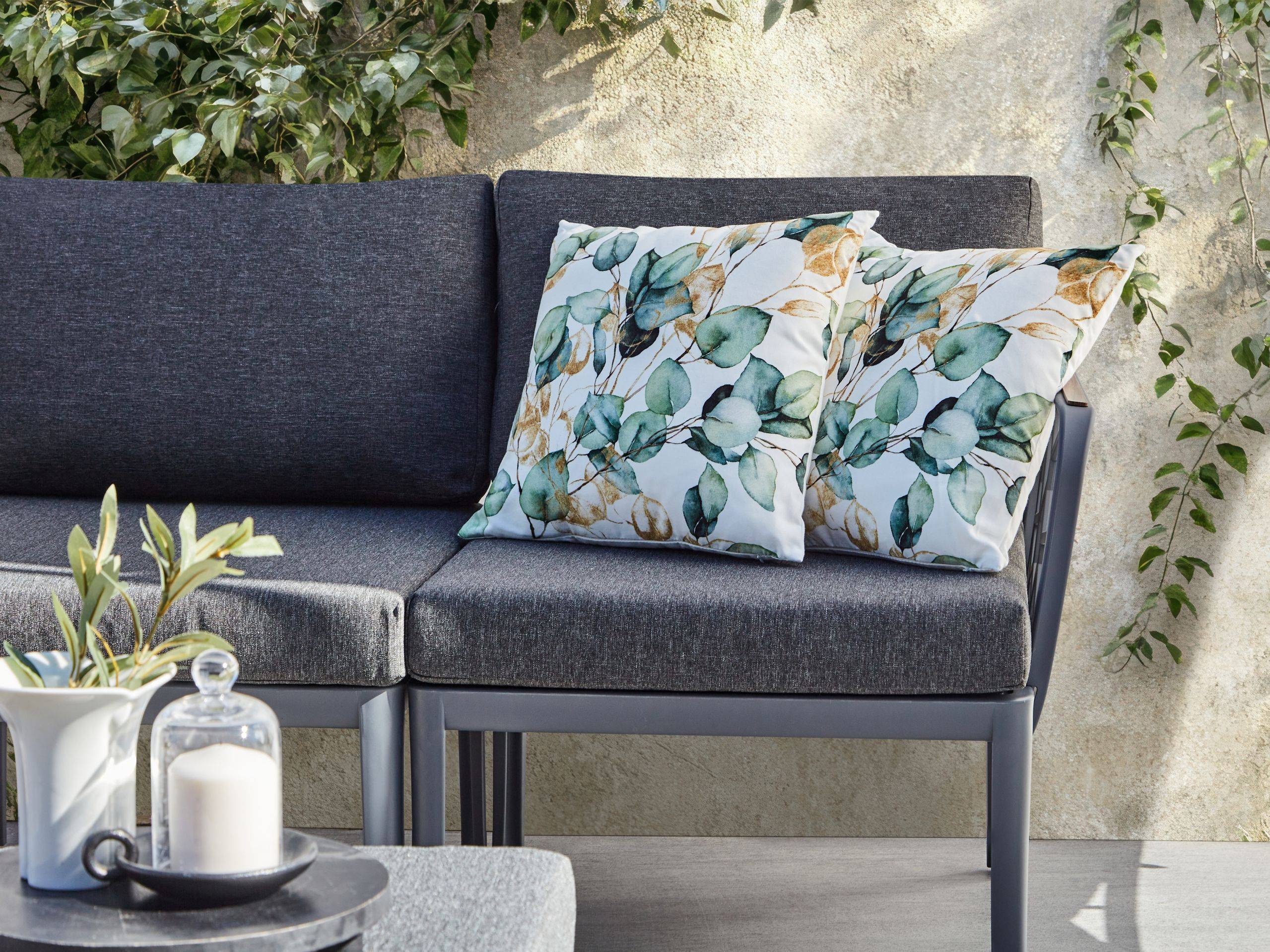 Beliani - Coussin d'extérieur Polyester Multicolore GLADE - 45x45x12- Beliani - Image 1
