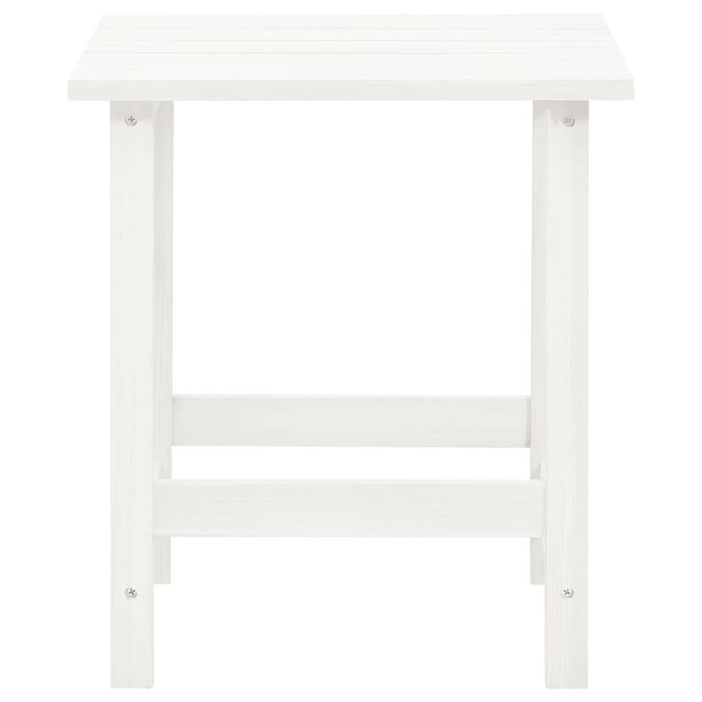 Fauteuil Adirondack avec Repose-pieds et Table Bois de Sapin Blanc – ComfortXL Outdoor Living - Image 5