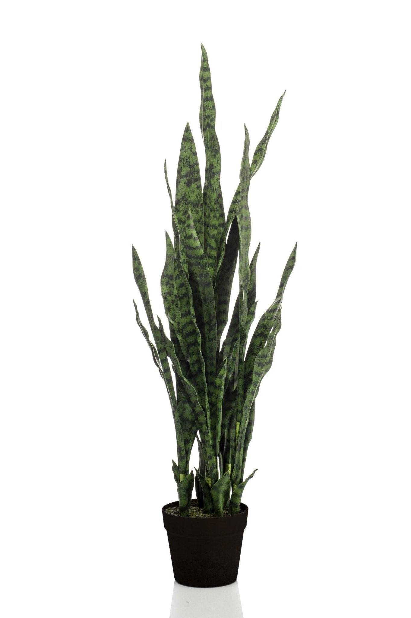 La Green Touch - Sanseveria Black Coral plante artificielle - h97cm, Ø12cm- La Green Touch - Imagen 6