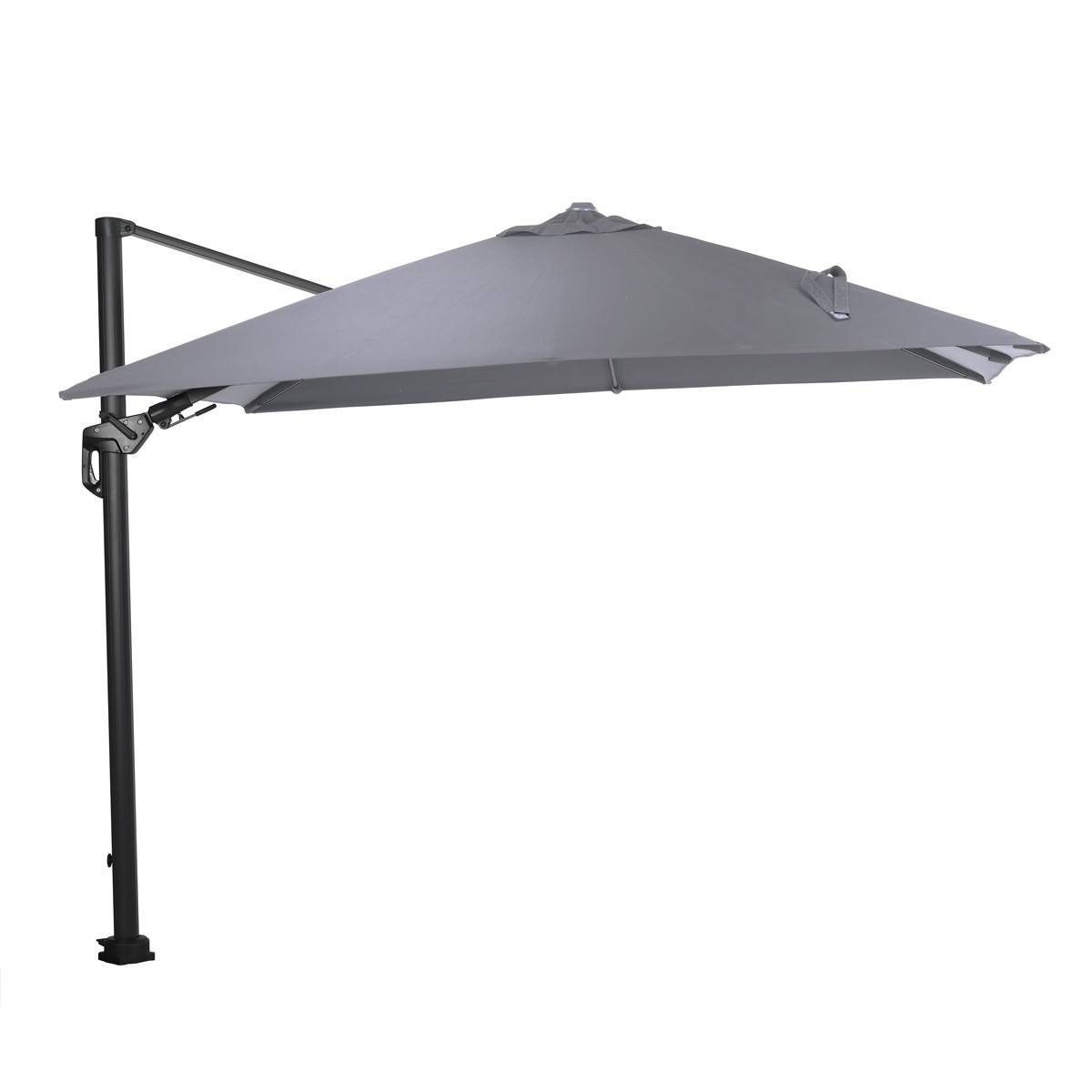 Garden Impressions - Parasol Hawaii Lumen 300x300 - noir charbon/gris clair - Garden Impressions - Imagen 1