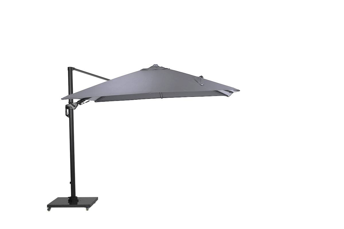 Garden Impressions - Parasol Hawaii Lumen 300x300 - noir charbon/gris clair - Garden Impressions - Imagen 3