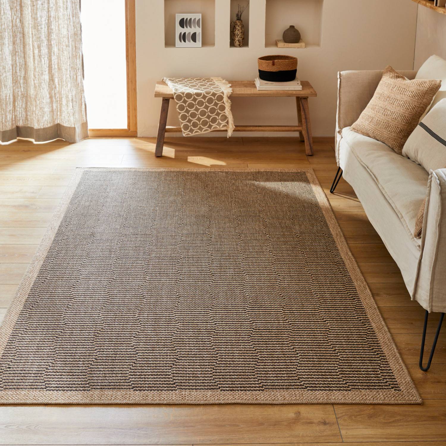 Autre - Tapis intérieur et extérieur naturel 120x170cm - Imagen 2