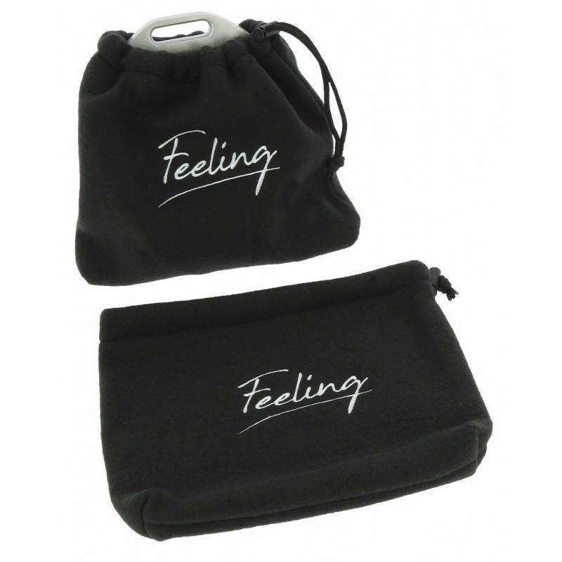 Housse Polaire pour Etriers Feeling - Noir
