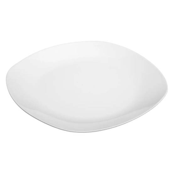 Lot de 6 Assiettes Plates "Plaza" 25cm Blanc - Image 2