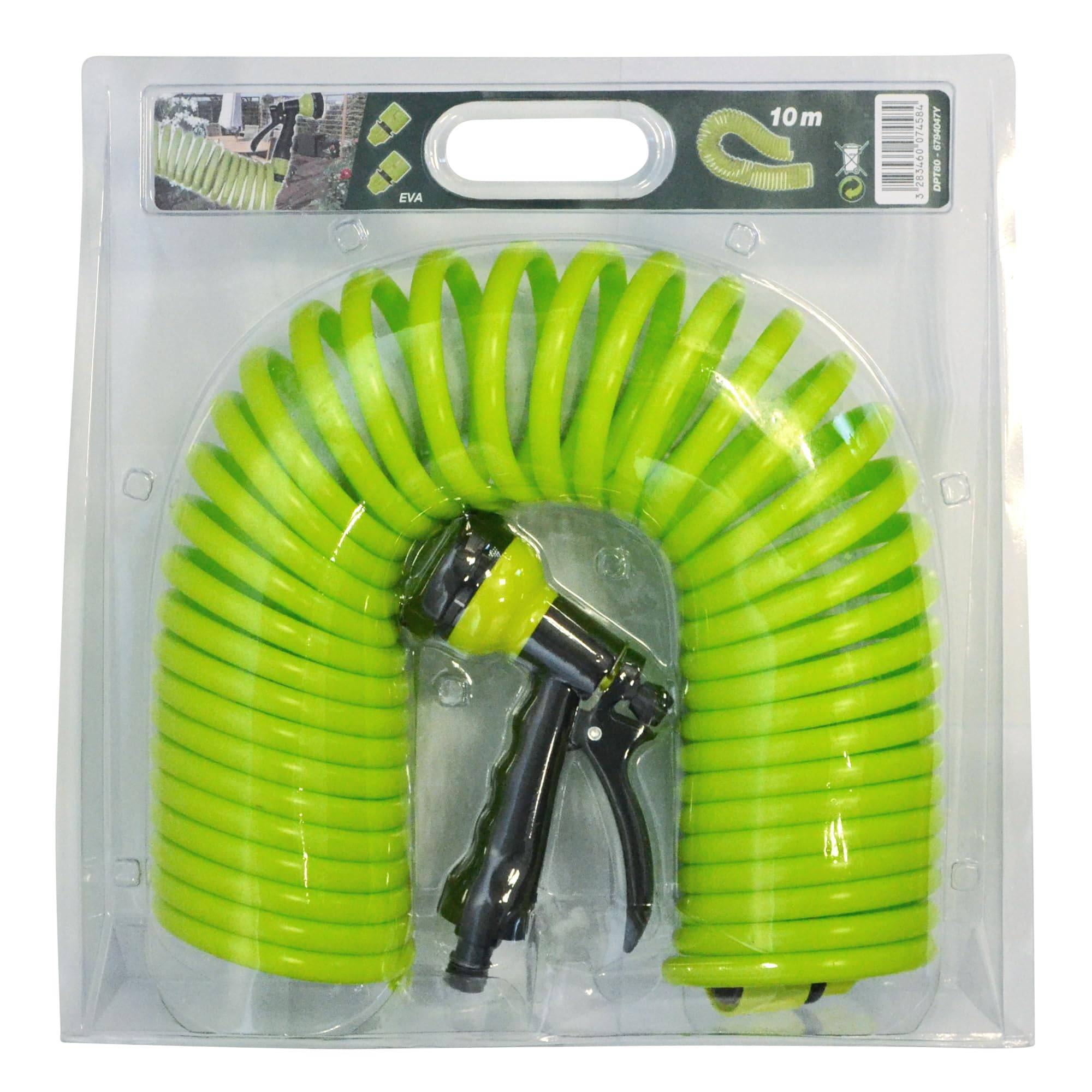 Jardibric - Jardibric - Tuyau d'Arrosage Serpentin en PU 10m - Souple, Résistant & Facile à Utiliser pour Arrosage Précis de Jardin et Balcon - Image 6