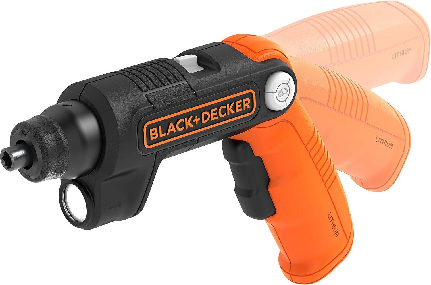 Black & Decker - Tournevis Electrique 3.6V + 3 Accessoires - BLACK+DECKER - BDCSFL20C-QW - Imagen 2