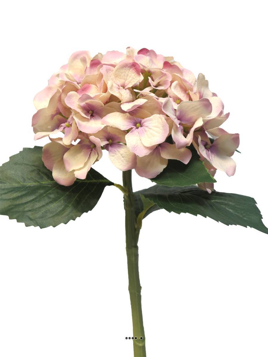 Artificielles - Hortensia artificiel en branche, H 48 cm Rose beauty - BEST - couleur: Rose beauty - Imagen 2