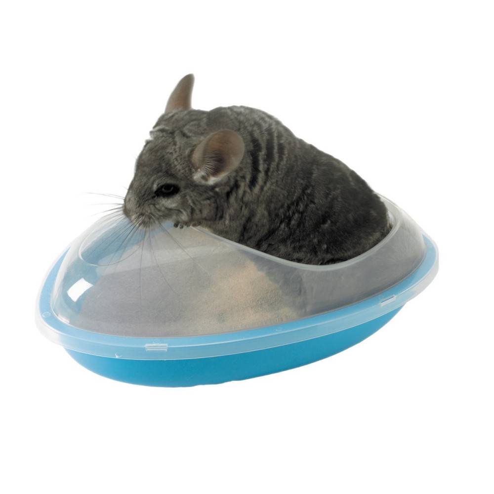 animallparadise - Bain en plastique pour chinchilla 26 cm - Imagen 1