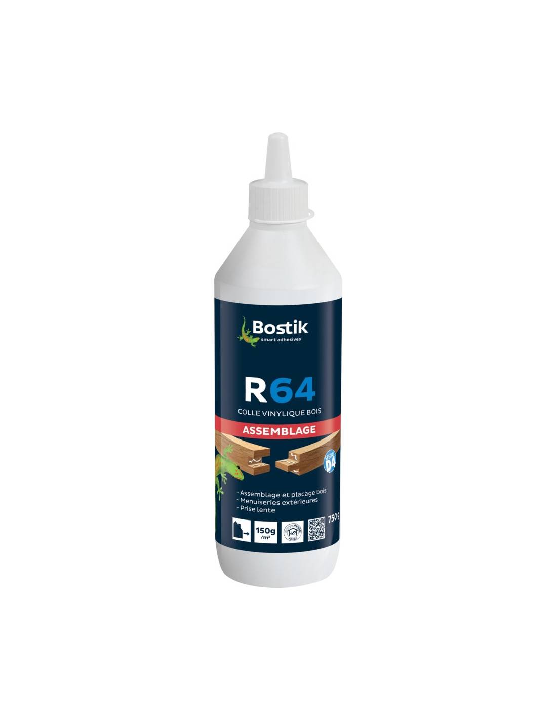 Bostik - Colle vinylique R64 prise lente biberon 750g - BOSTIK - 30604657