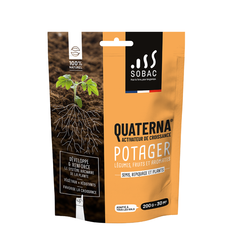 0 - Activateur Racinaire Potager Quaterna® - 200g - SOBAC