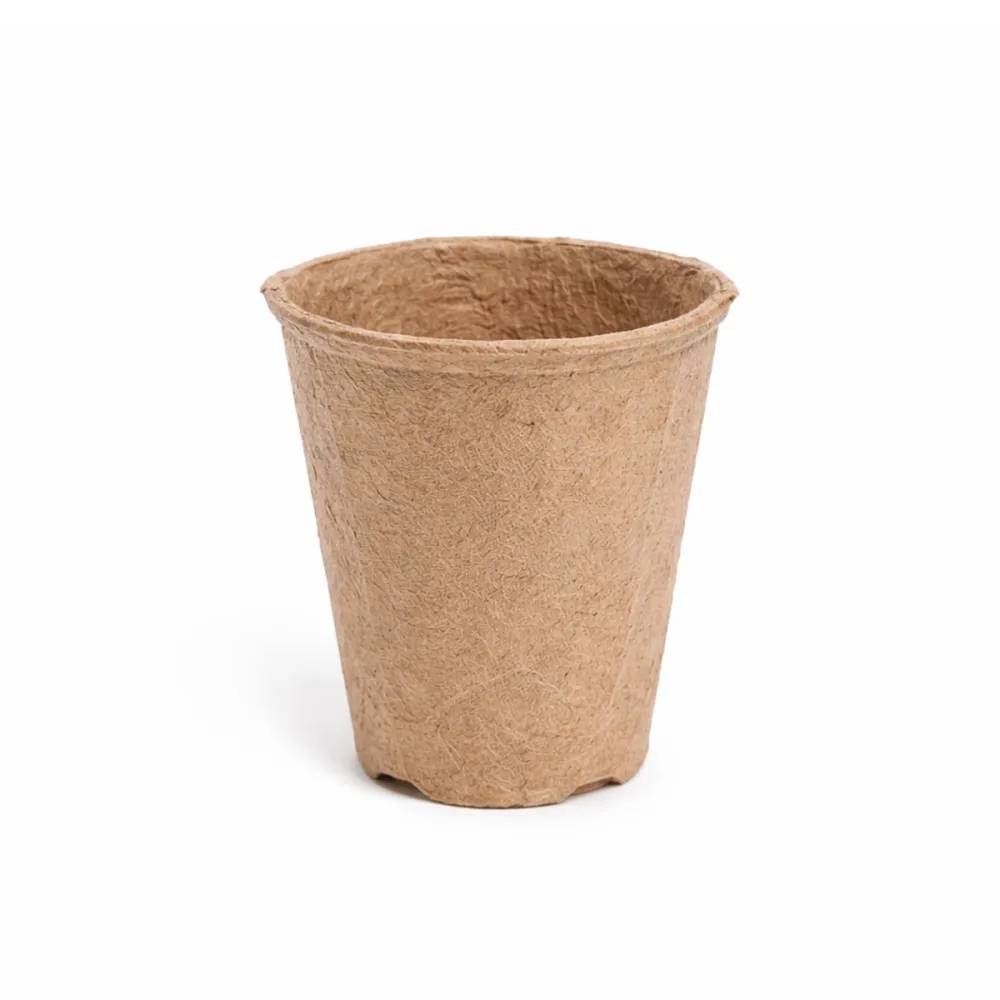 Lot de 60 Pots Biodégradables Ronds Ø6cm pour Semis et Culture - Image 3