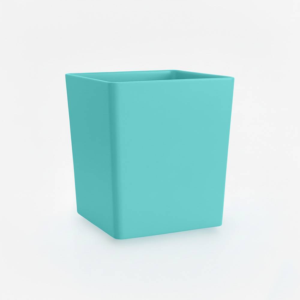 Pot de fleurs carré cubio h 50 cm-plast'up rotomoulage - Image 1