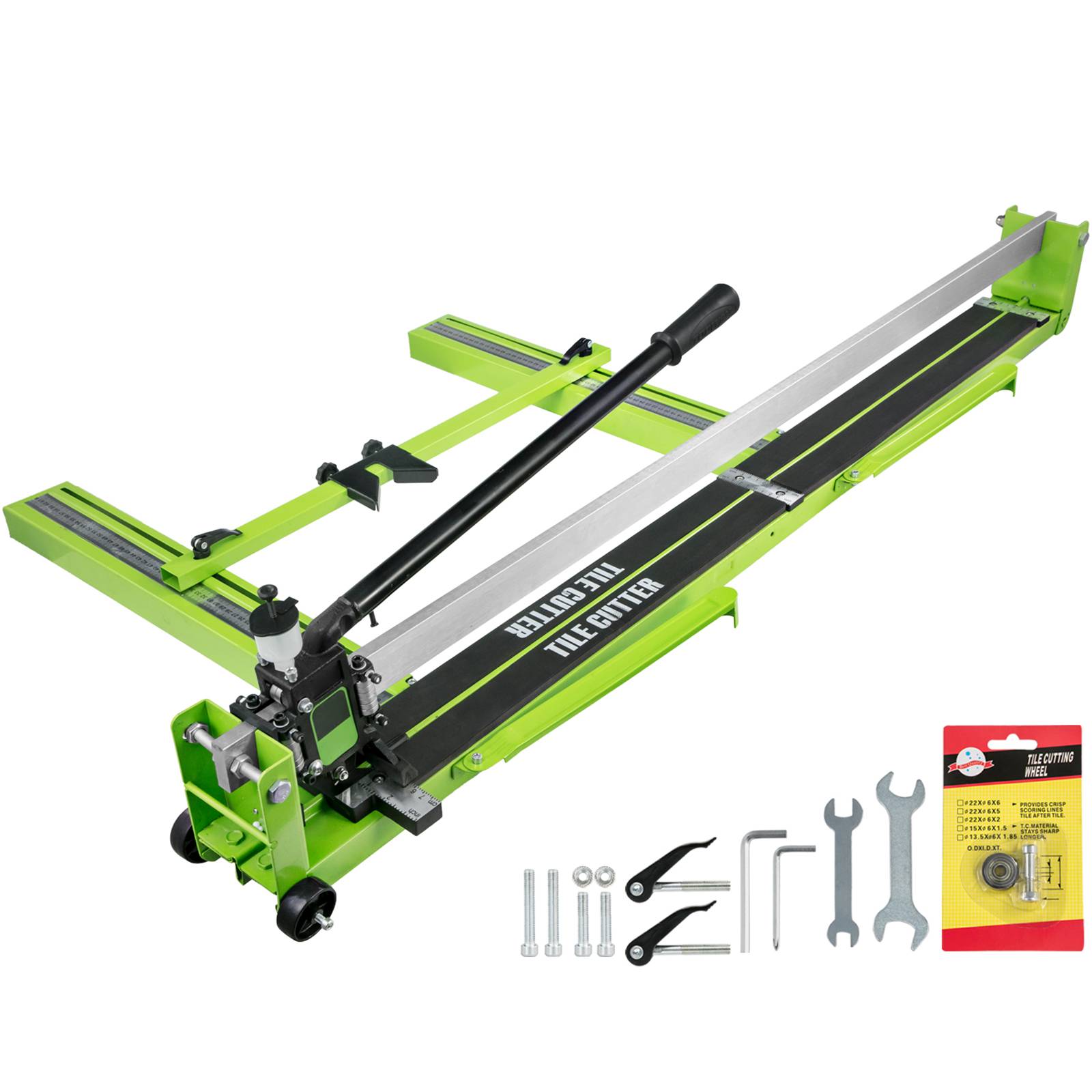 SucceBuy Coupe-carrelage manuel TG-02 1,2 m - coupe jusqu’à 1200 mm, épaisseur 6–15 mm, roue alliage et tête coulissante précise - Image 1