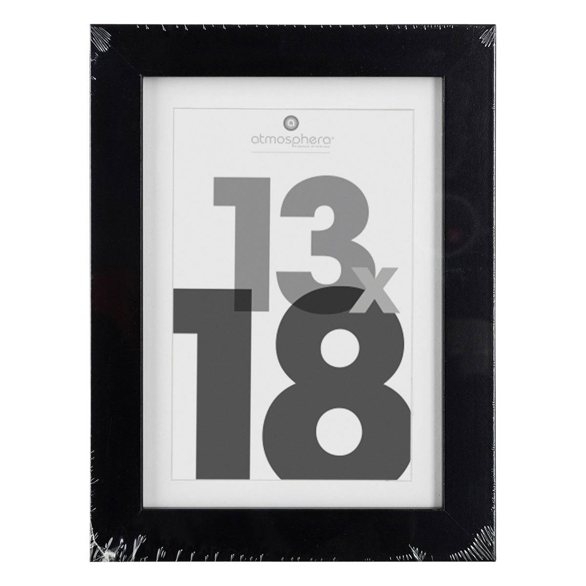 Atmosphera - Cadre photo bois "Eva" noir 13x18cm - Atmosphera Créateur d'intérieur - Image 3