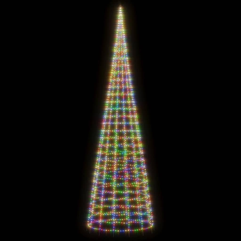 Grand Sapin pour Mât 3000 LED Décoration Jardin Extérieur 800cm Coloré – ComfortXL Outdoor Living - Image 3