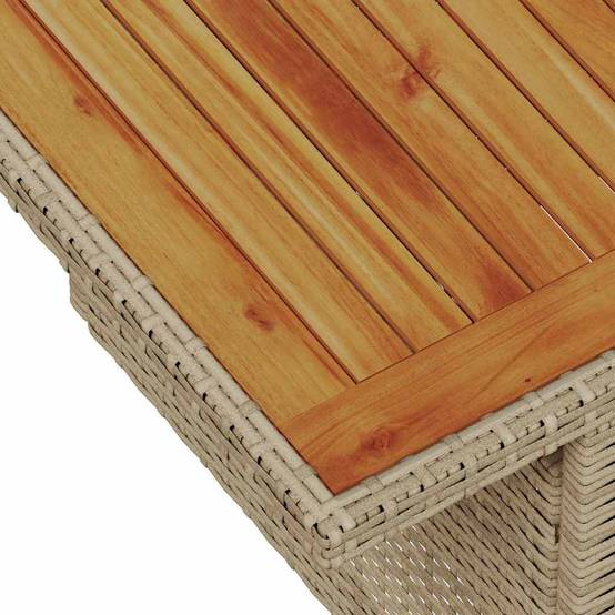 Salon de jardin 5 places modulable 6 pièces en poly rotin avec coffres de rangement Beige – ComfortXL Outdoor Living - Image 9