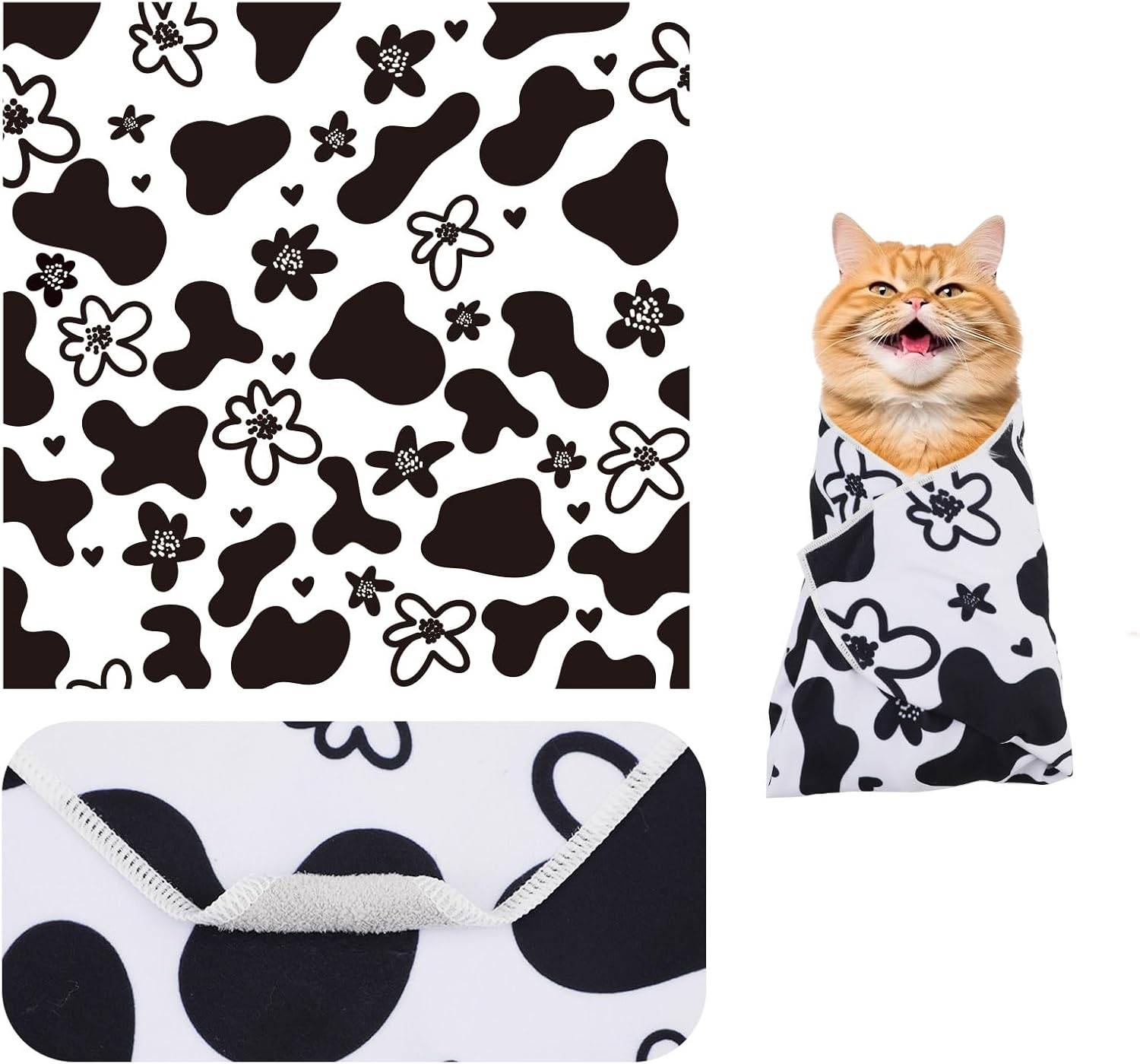 Serviette de Toilettage pour Chat 55x55 cm