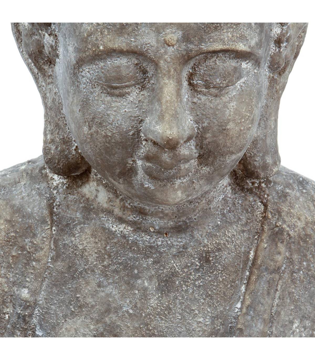 Statue décorative Bouddha assis en ciment H 46 cm - Imagen 2