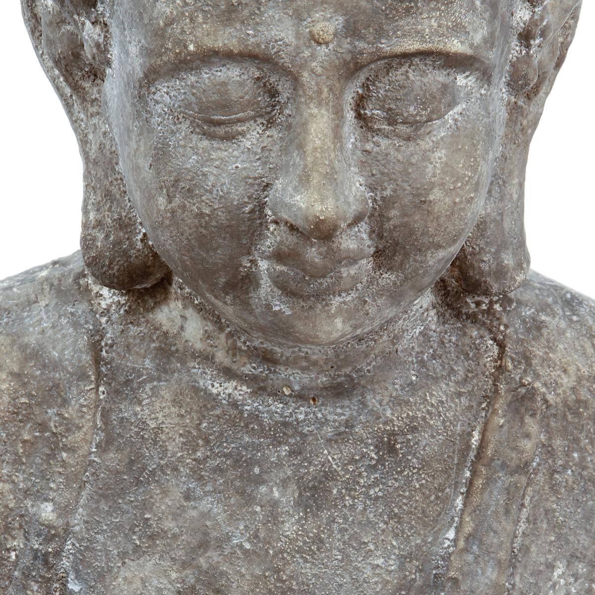 Statue décorative Bouddha assis en ciment H 46 cm - Imagen 3