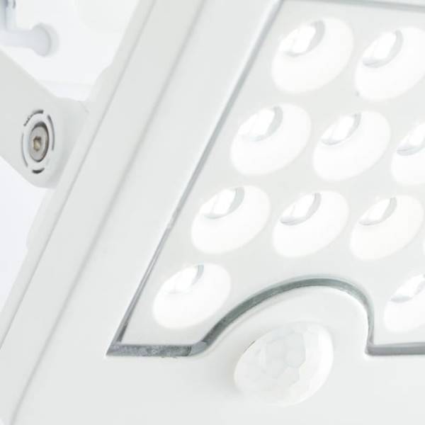 Brilliant - Applique extérieure - BRILLIANT - LUTON - LED et solaire - Détecteur de mouvement - Plastique et métal - 4 W - Blanc - Image 6